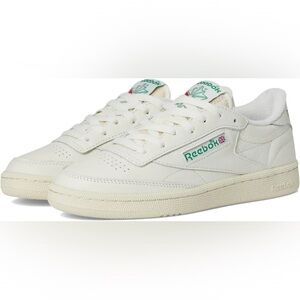 Reebok Club C Vintage Retro Canvas Sneakers Cream Women’s Size 9